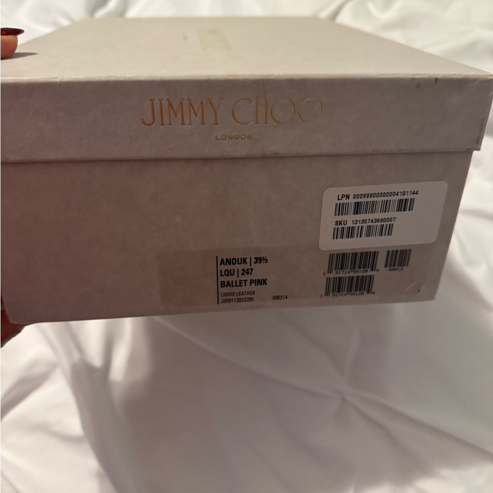 Jimmy Choo Ballet Pink Anouk Heels